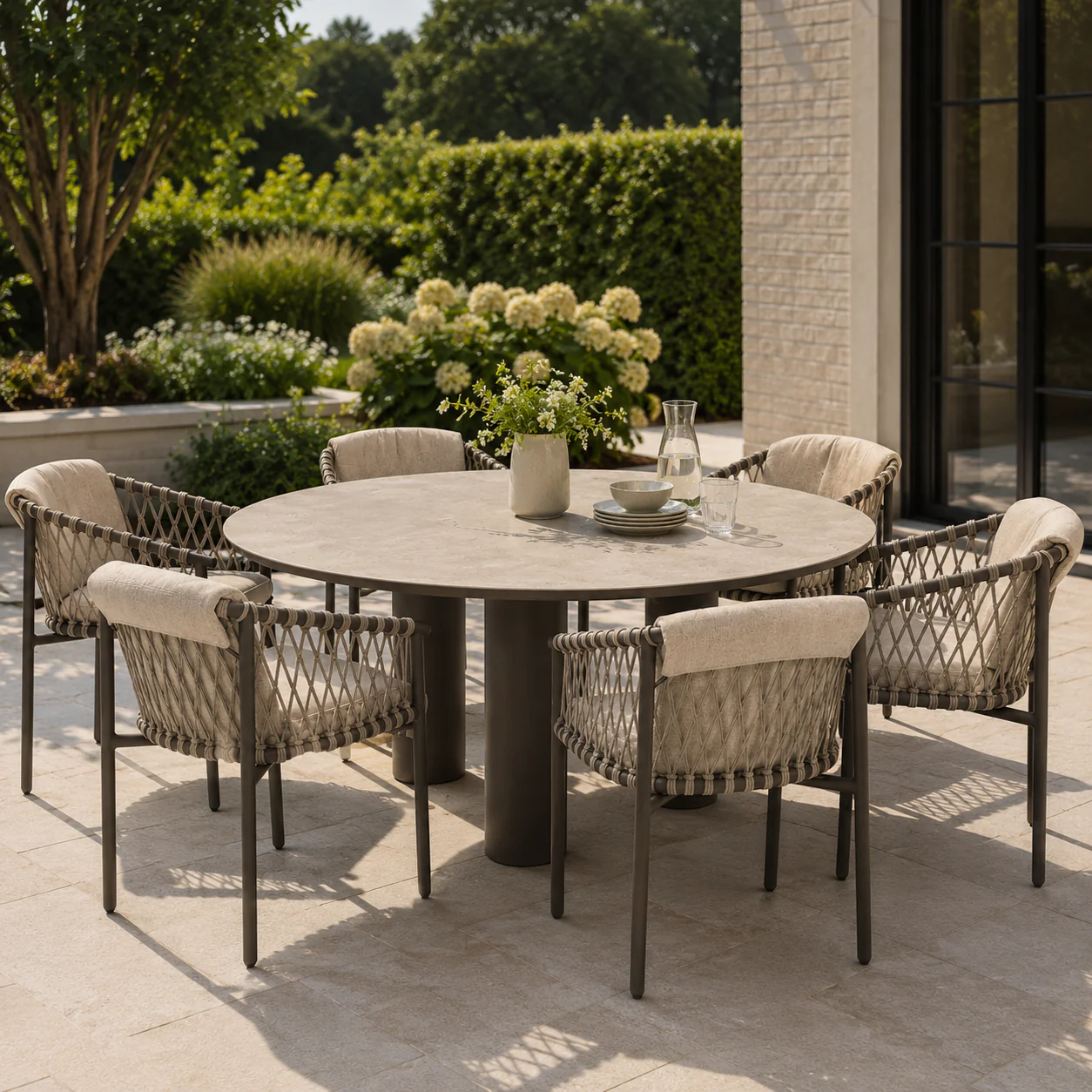 Allora 6 Seat Outdoor Dining Set | 4 Seasons Outdoor