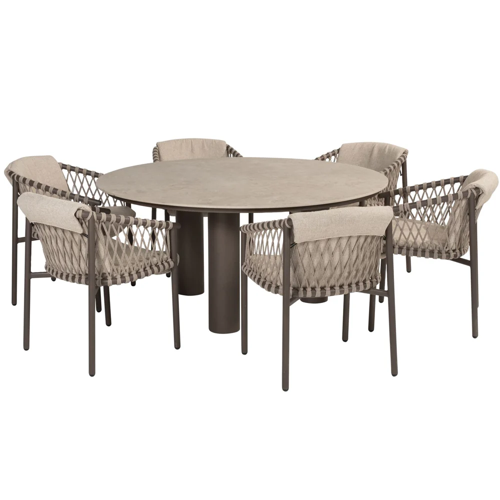 Allora 6 Seat Outdoor Dining Set | 4 Seasons Outdoor - Image 5