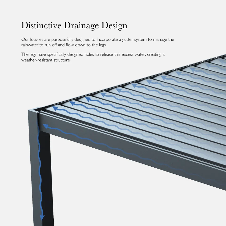 Titan Pergola, Strong Aluminium (Not Steel) - 6m x 3.6m | Nova - Image 11