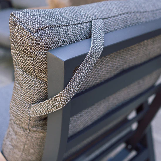 EX-DISPLAY Atlas 2x High Backed Outdoor Reclining Chairs | Vila - Image 3