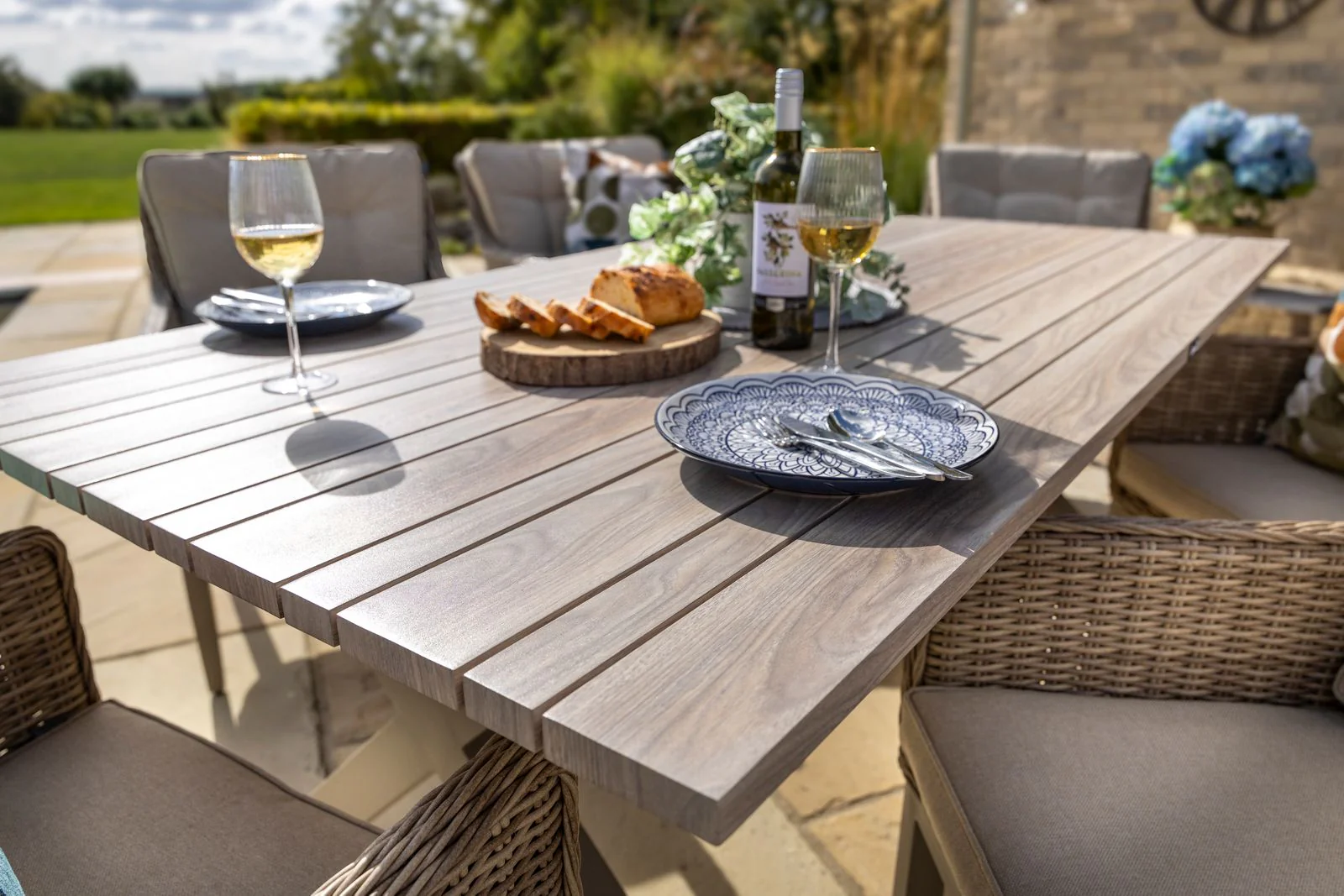 Arley Outdoor 6 Seat Rectangular Dining Set | Hartman - Image 5
