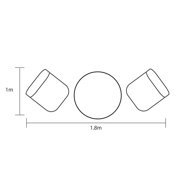 Avebury Outdoor Bistro Set in Crimini | Hartman - Image 7
