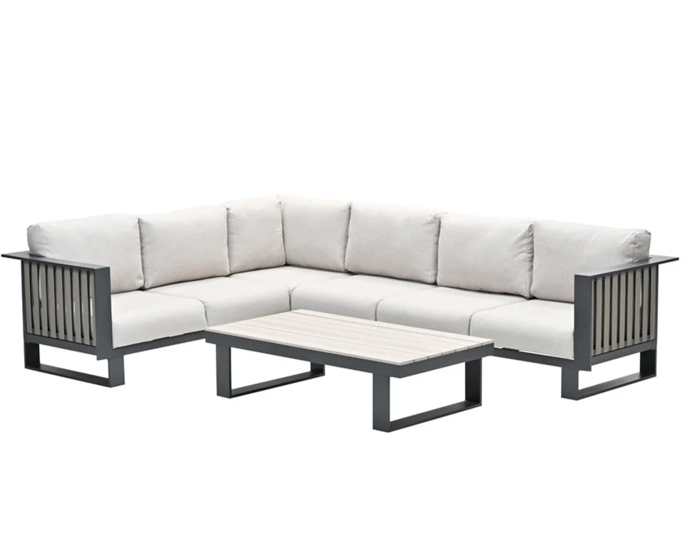 Bologna Outdoor Modular Corner Sofa with 2 Chairs | Garden Impressions - Image 5