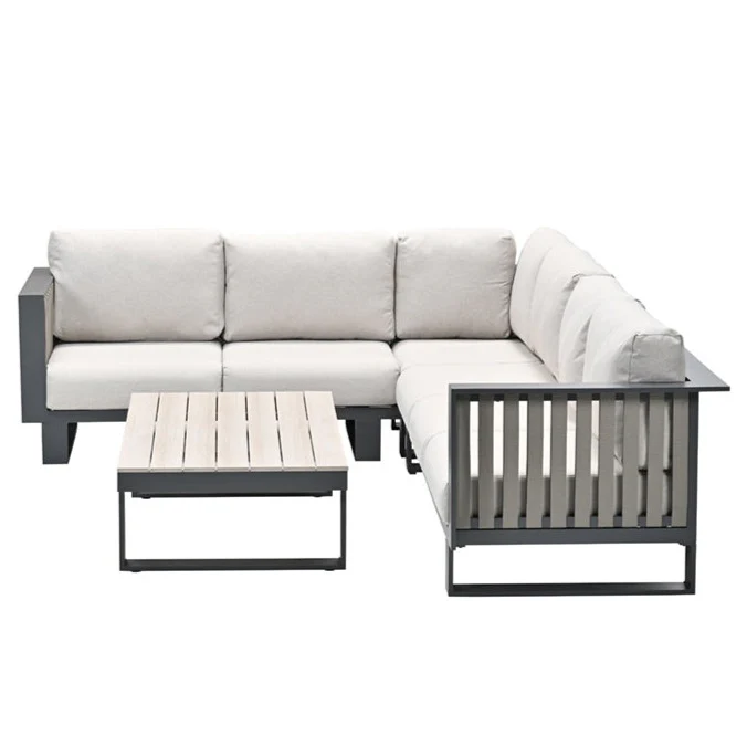 Bologna Outdoor Modular Corner Sofa with 2 Chairs | Garden Impressions - Image 7