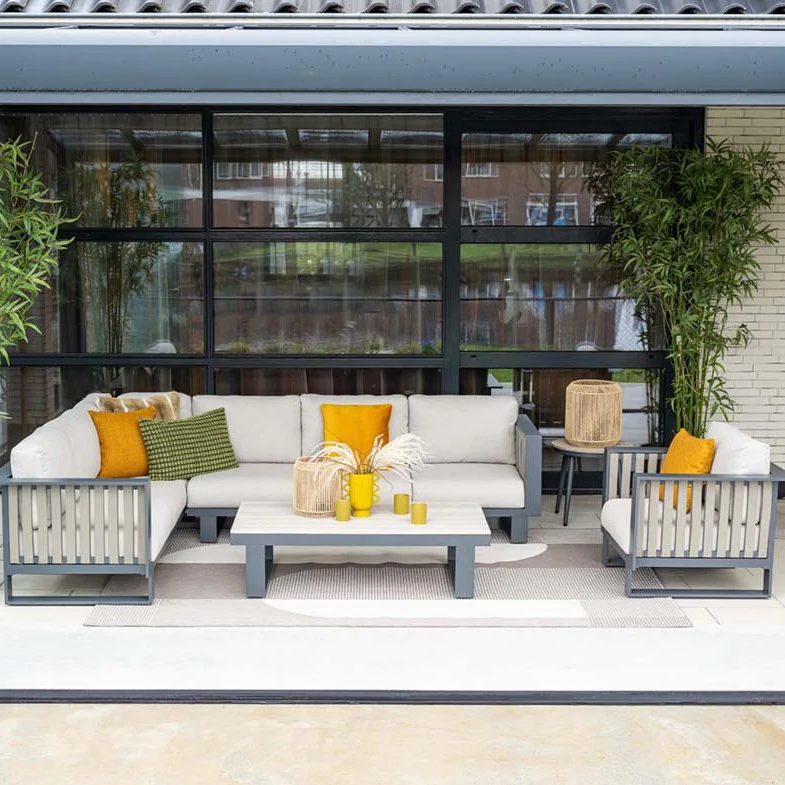 Bologna Outdoor Modular Corner Sofa with Chair | Garden Impressions - Image 5
