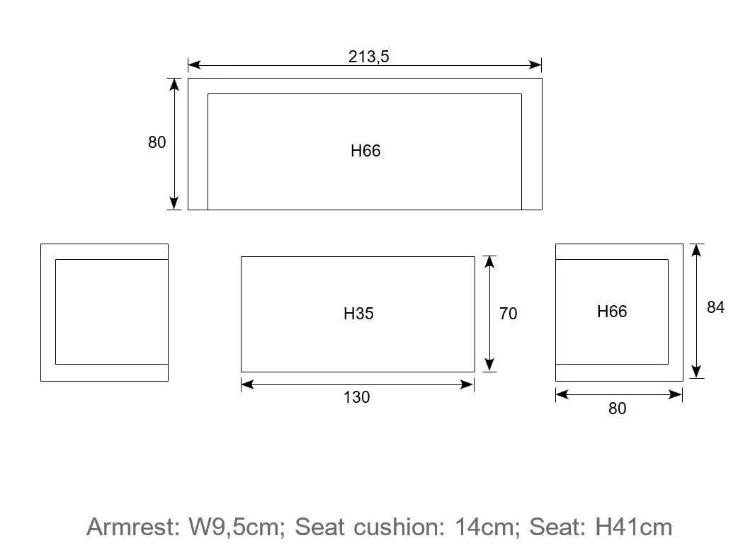 Bologna Outdoor Lounge Set | Garden Impressions - Image 15