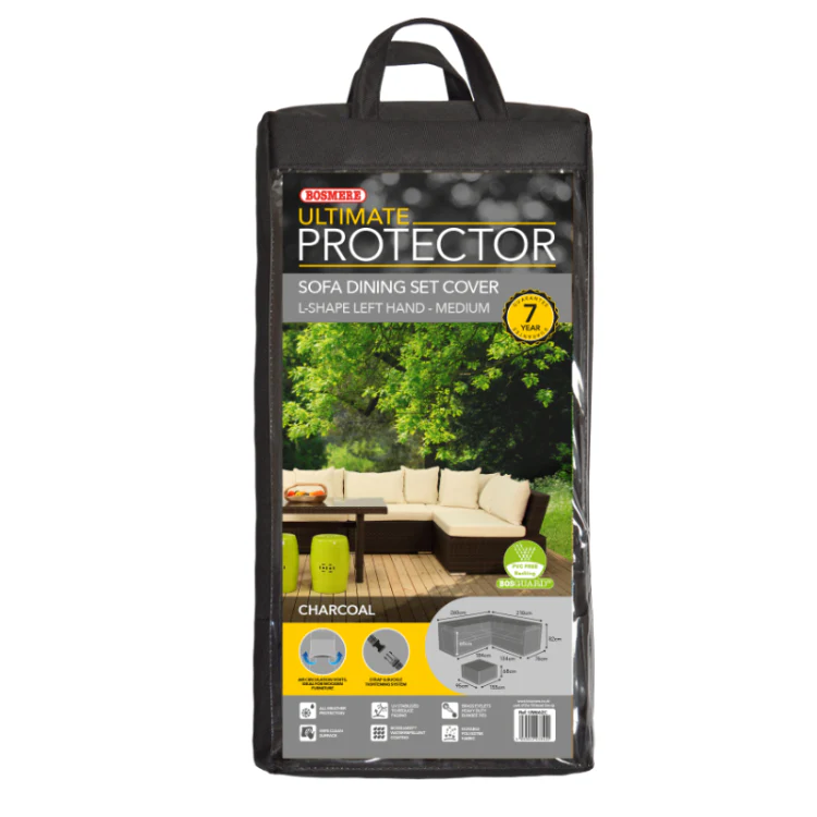 Bosmere Ultimate Protector Outdoor Furniture Cover For L Shaped Corner- Left Side Long 260cm x 210cm
