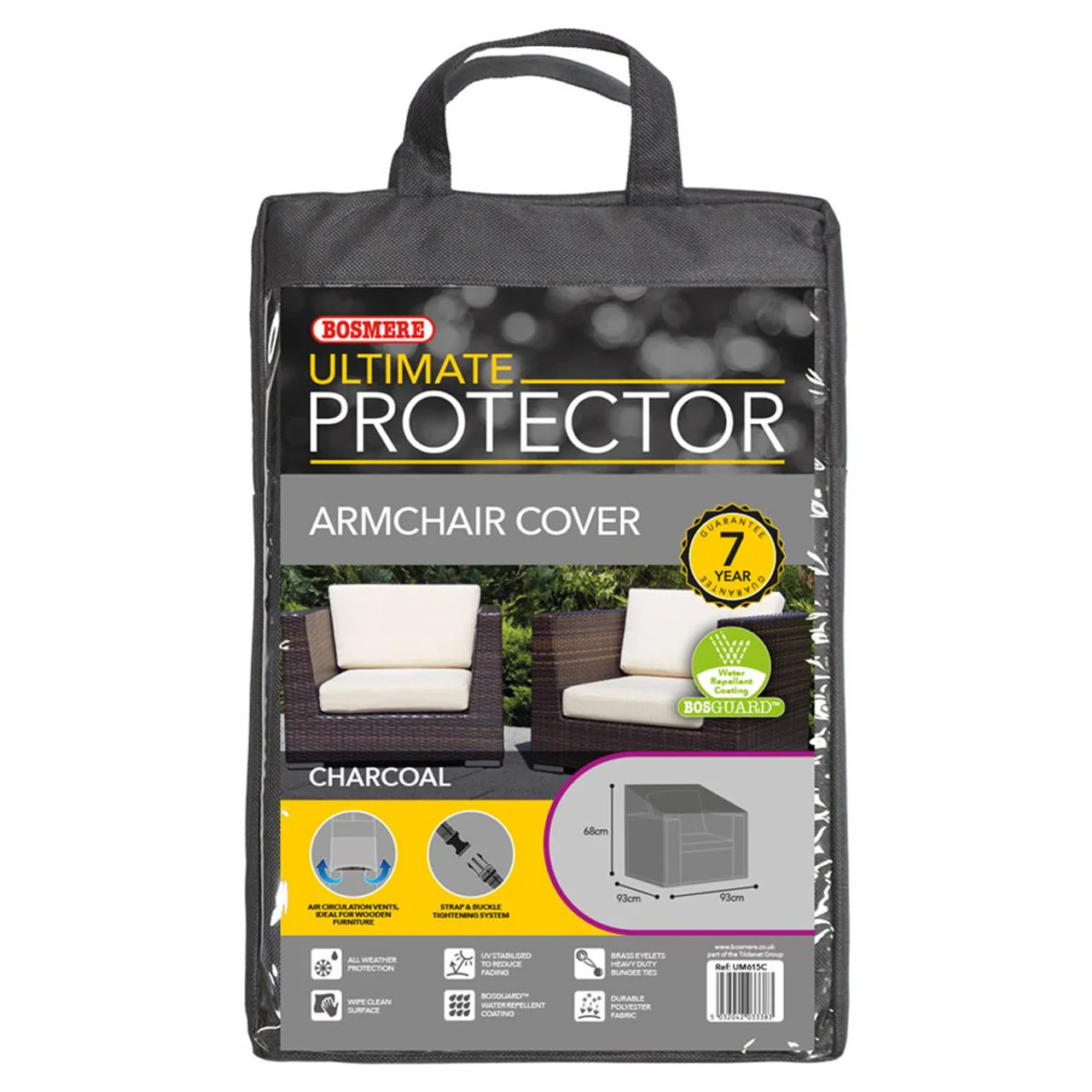 Bosmere Ultimate Protector Outdoor Furniture Cover for Large Chair 93cm x 93cm