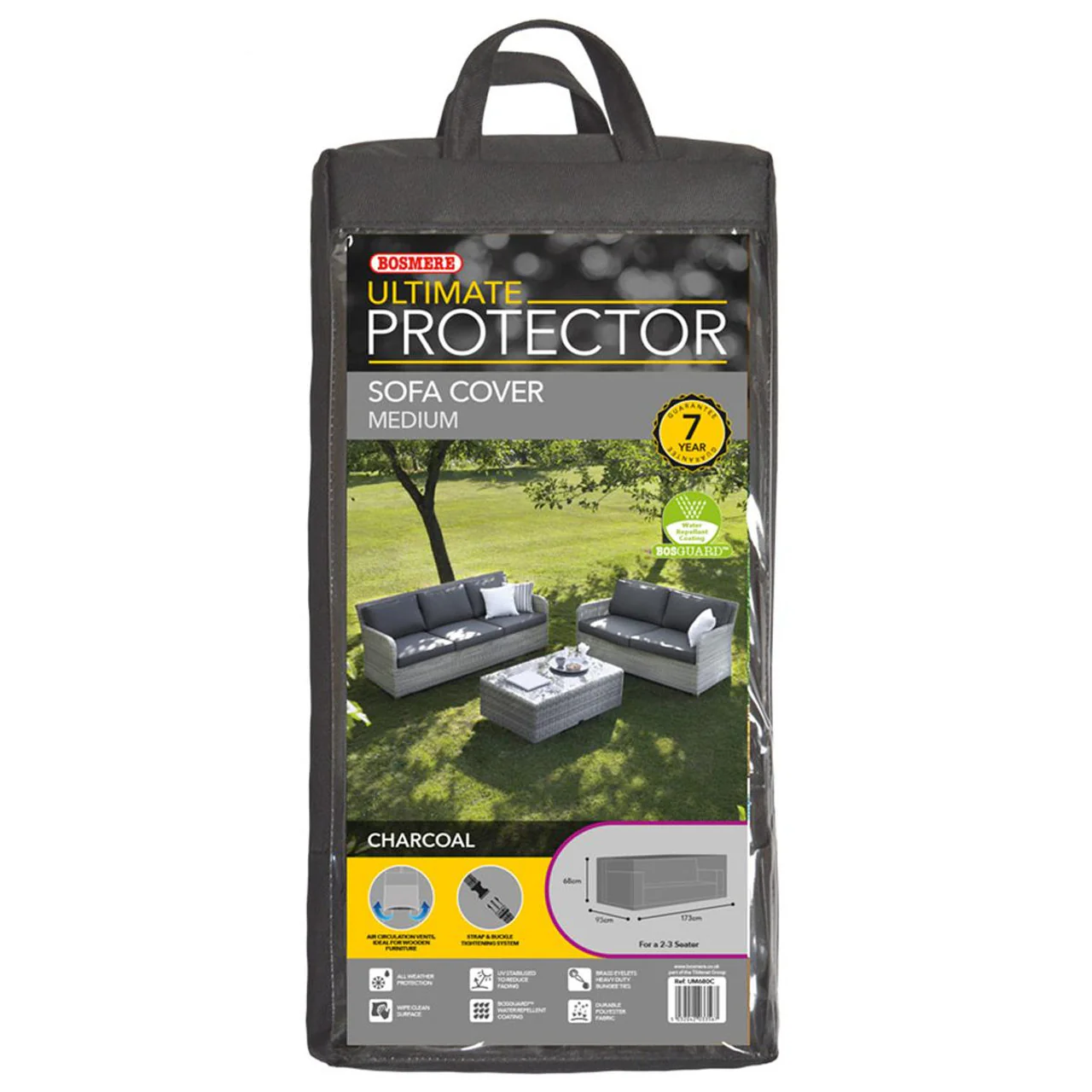 Bosmere Ultimate Protector Outdoor Furniture Cover for Medium Sofa 173cm x 93cm