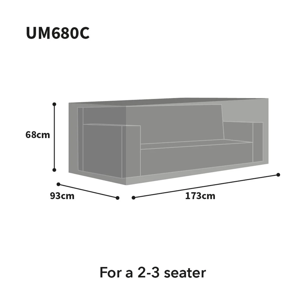 Bosmere Ultimate Protector Outdoor Furniture Cover for Medium Sofa 173cm x 93cm - Image 2