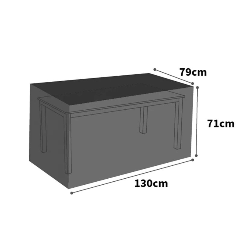 Bosmere Ultimate Protector Outdoor Furniture Cover for Small Rectangular Table 130cm x 79cm - Image 2