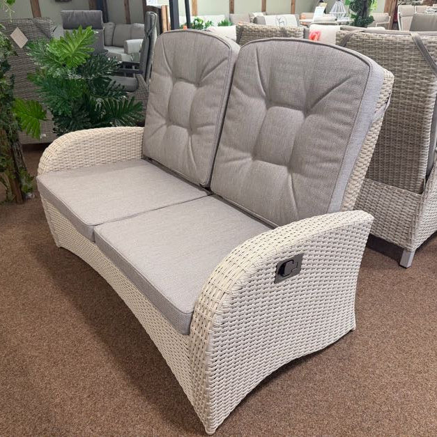 Bowness Outdoor Reclining 2 Seat Sofa in Natural | Vila - Image 5