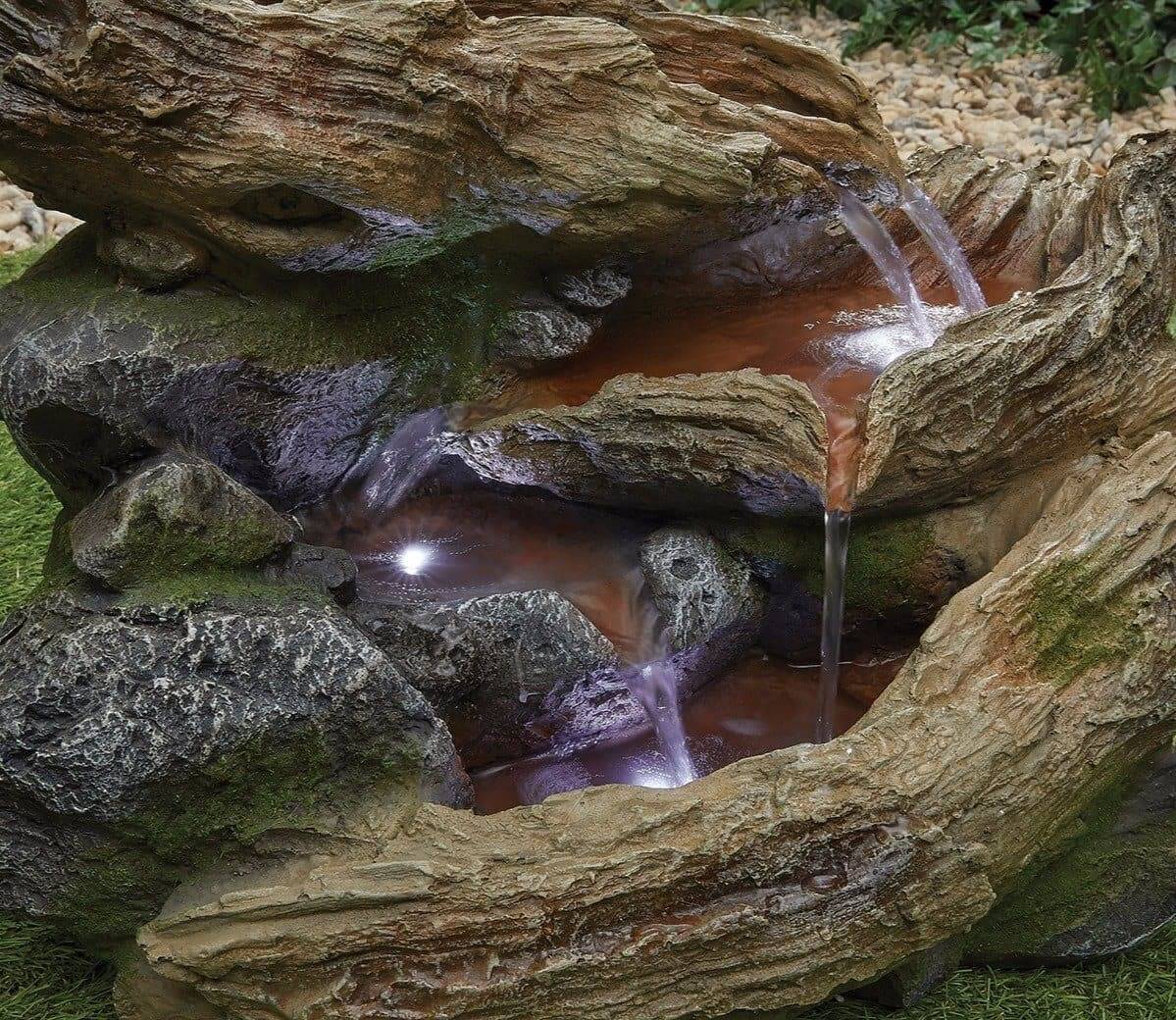 Bubbling Brook Water Feature with Pump - No Plumbing Required - Image 2