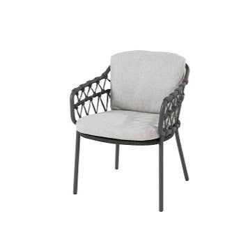 Calpi Dining Set with Prado Teak Table & Lazy Susan by 4 Seasons Outdoor - Image 7