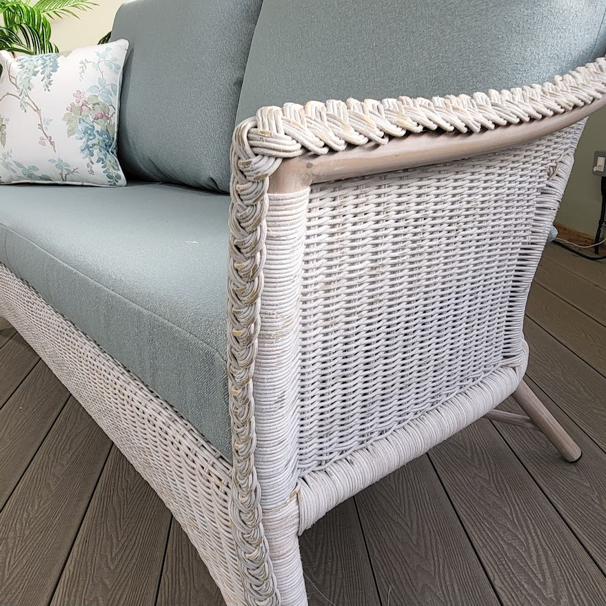 Cebu Outdoor Lounge Seating Cushions Alora Duck Egg | Daro - Image 8
