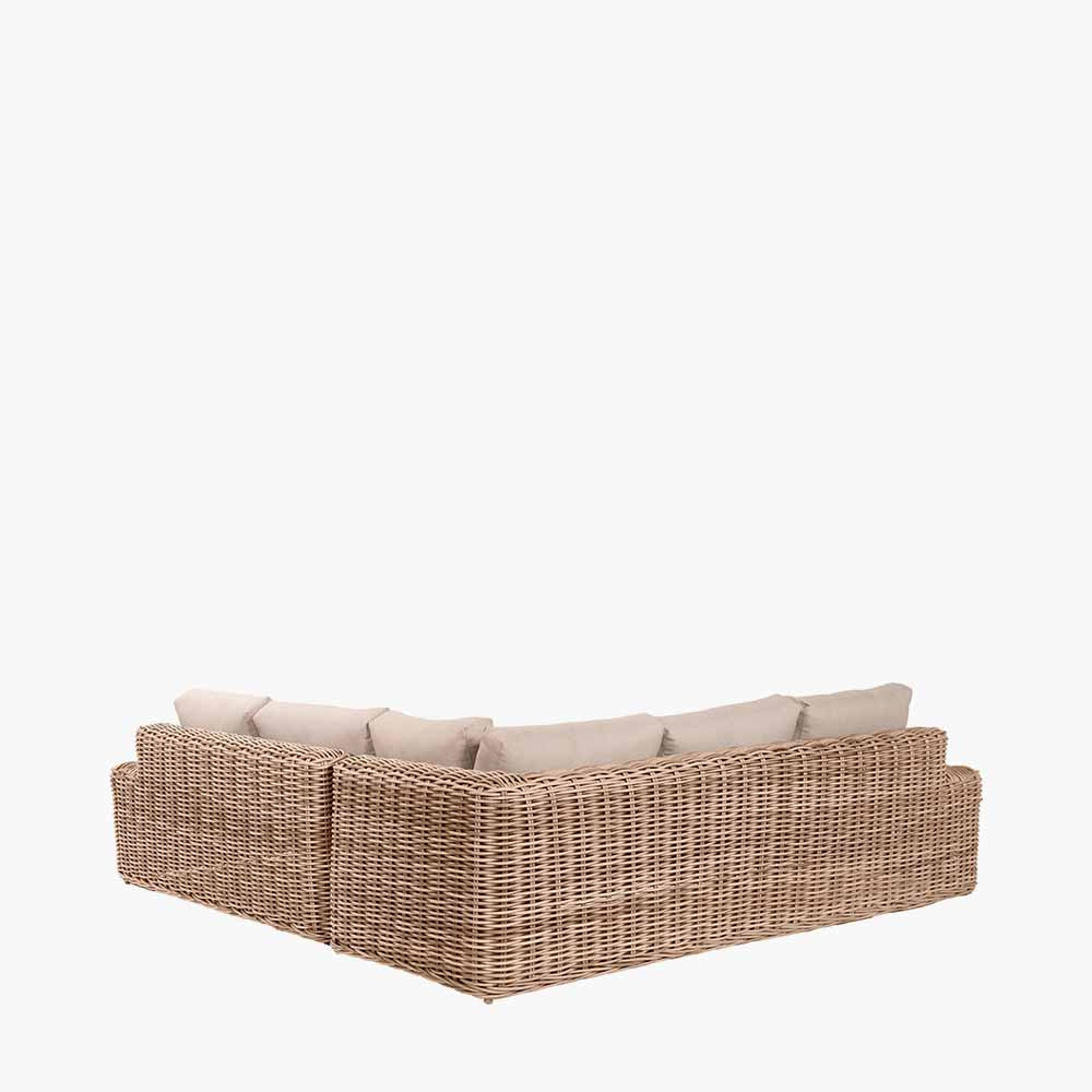 EX-DISPLAY Como Natural Antique Outdoor Corner Seating Set | Pacific Lifestyle - Image 5