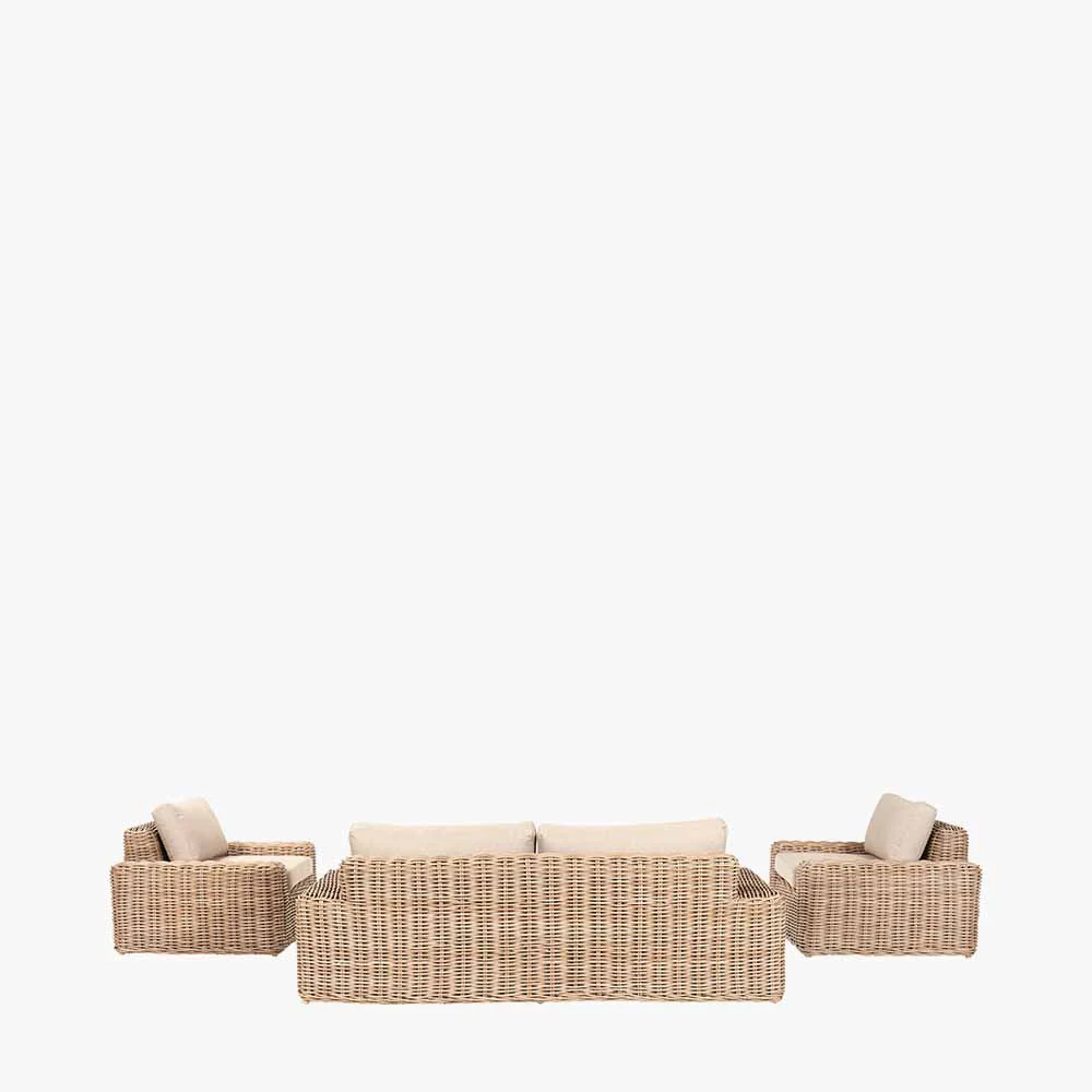 EX-DISPLAY - Como Natural Antique Outdoor Seating Set | Pacific Lifestyle - Image 4
