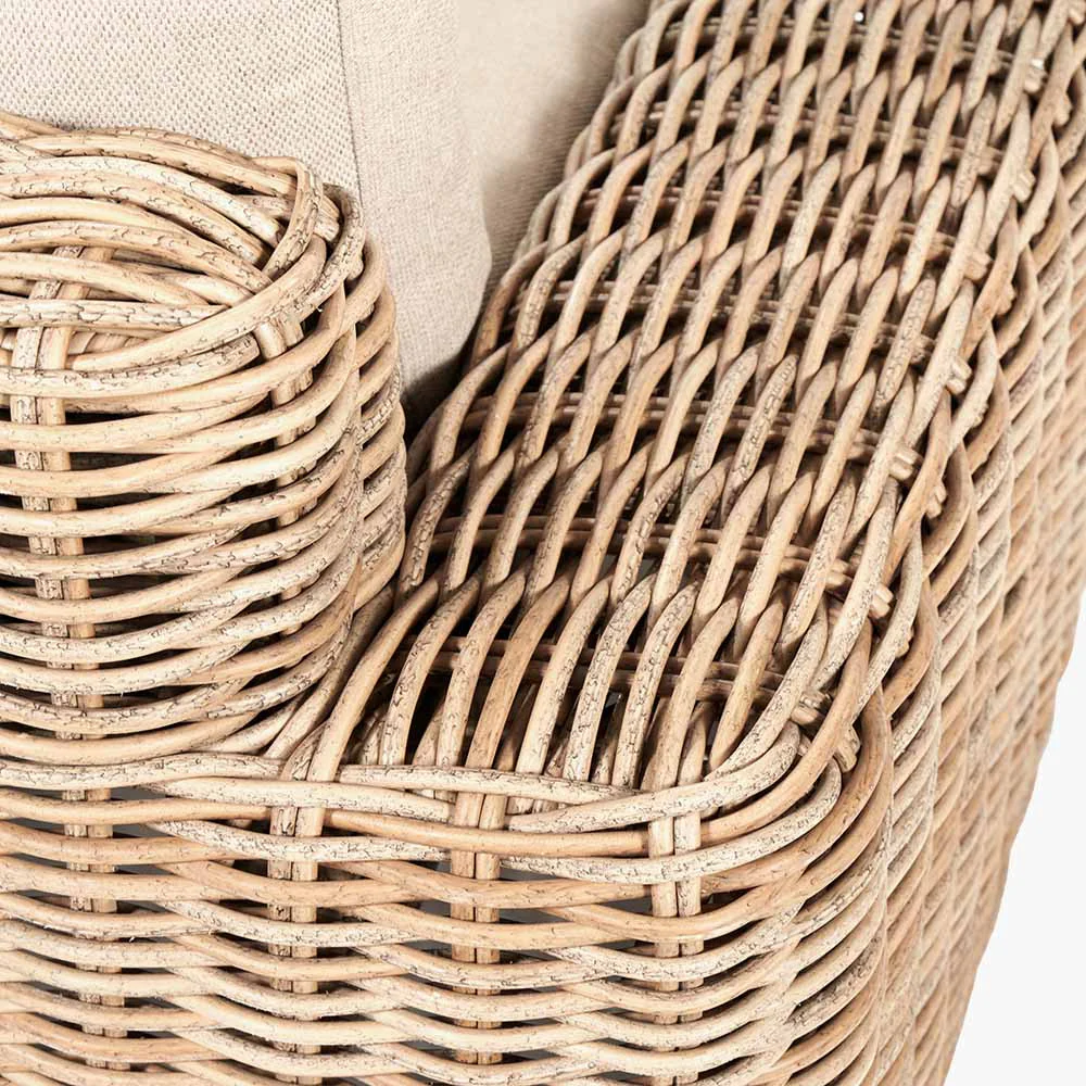 EX-DISPLAY - Como Natural Antique Outdoor Seating Set | Pacific Lifestyle - Image 7