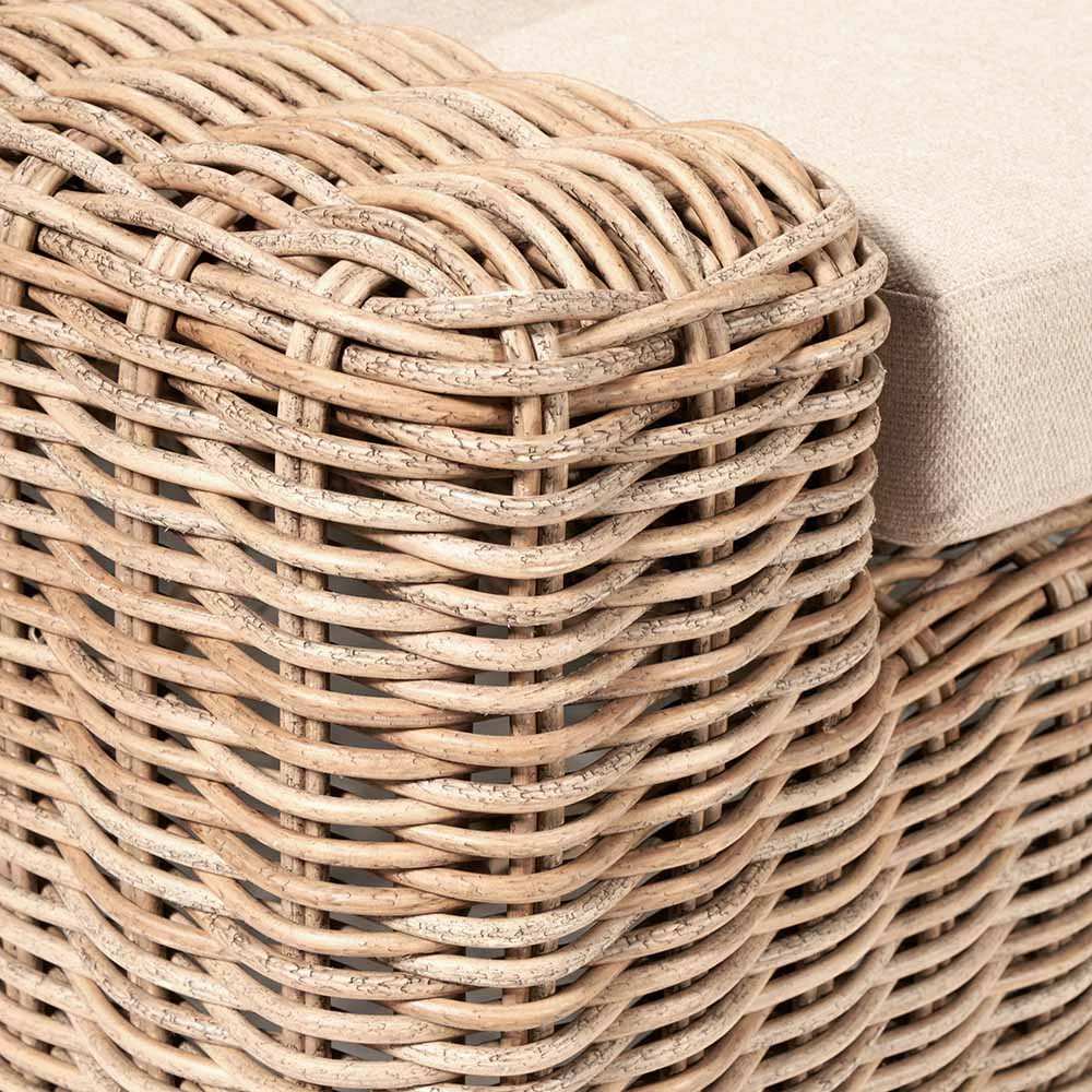 EX-DISPLAY - Como Natural Antique Outdoor Seating Set | Pacific Lifestyle - Image 8