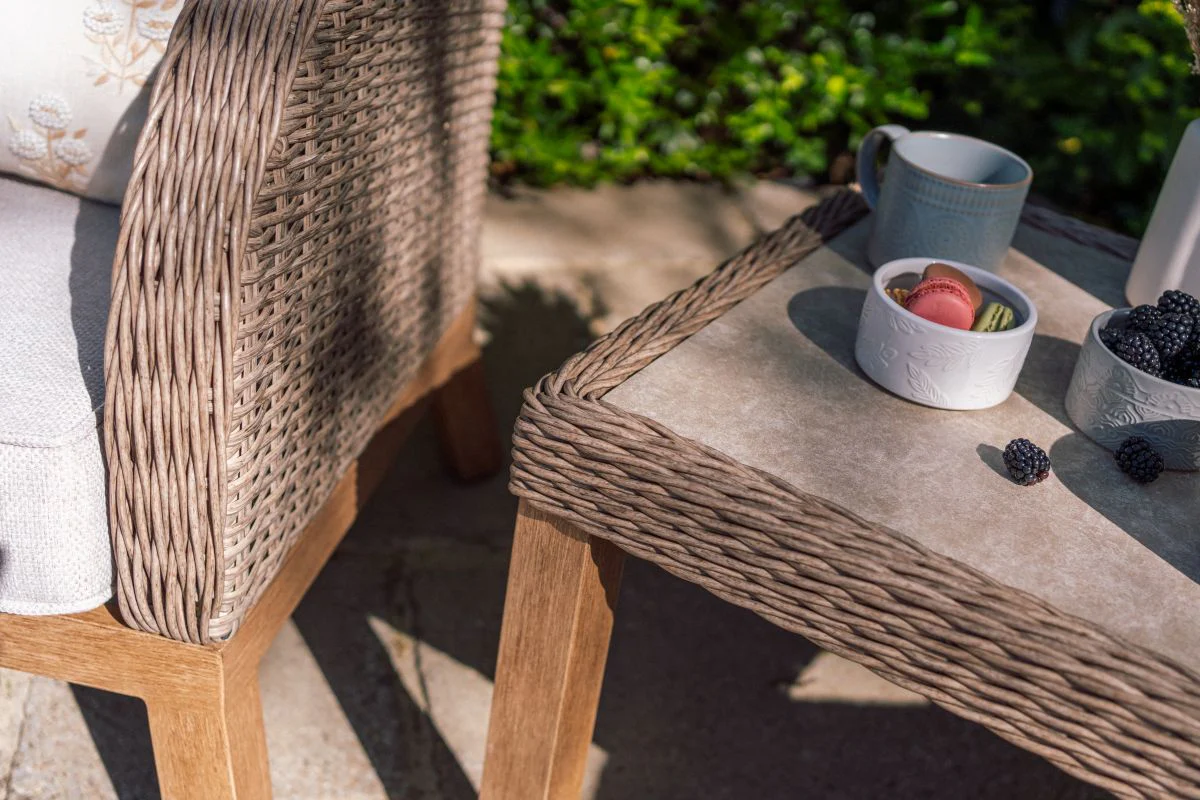 Coniston Bistro Set in Natural | Vila - Image 10
