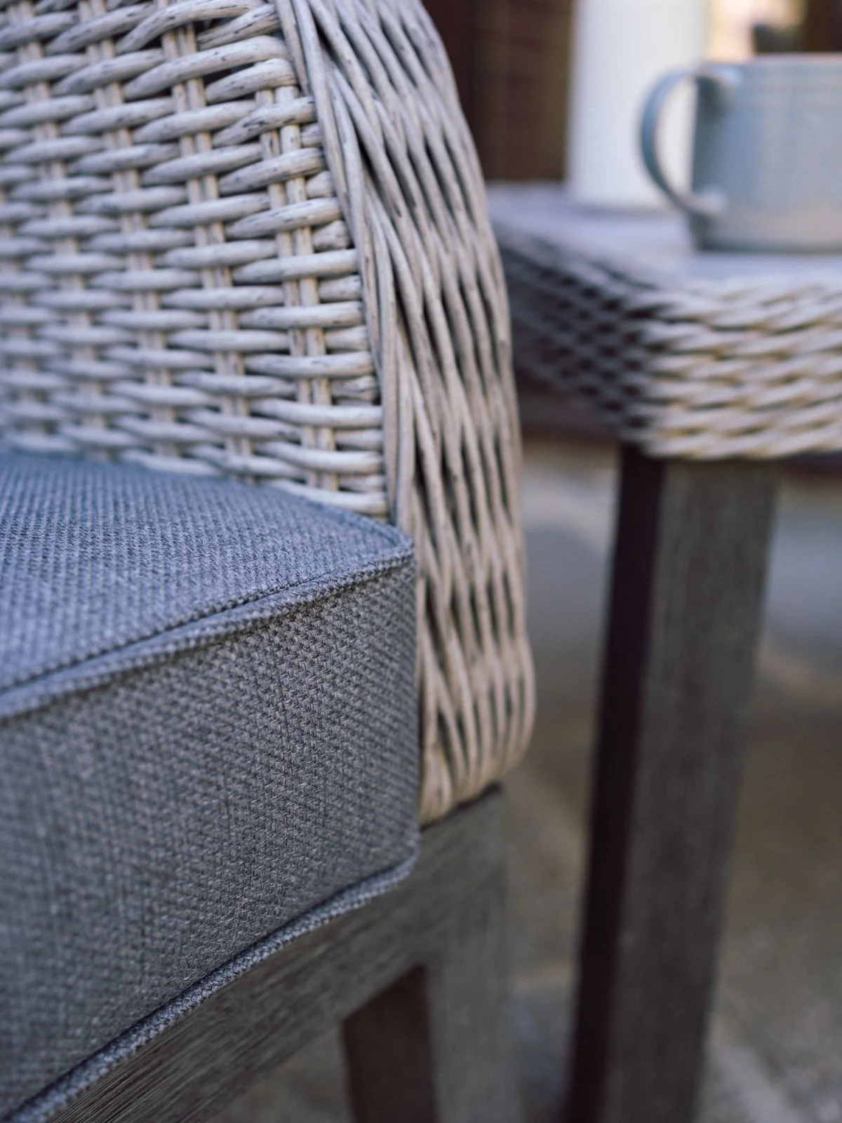 Coniston Bistro Set in Grey | Vila - Image 6