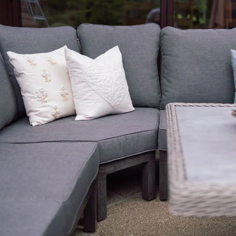 Coniston Corner Lounge Set in Grey | Vila - Image 4