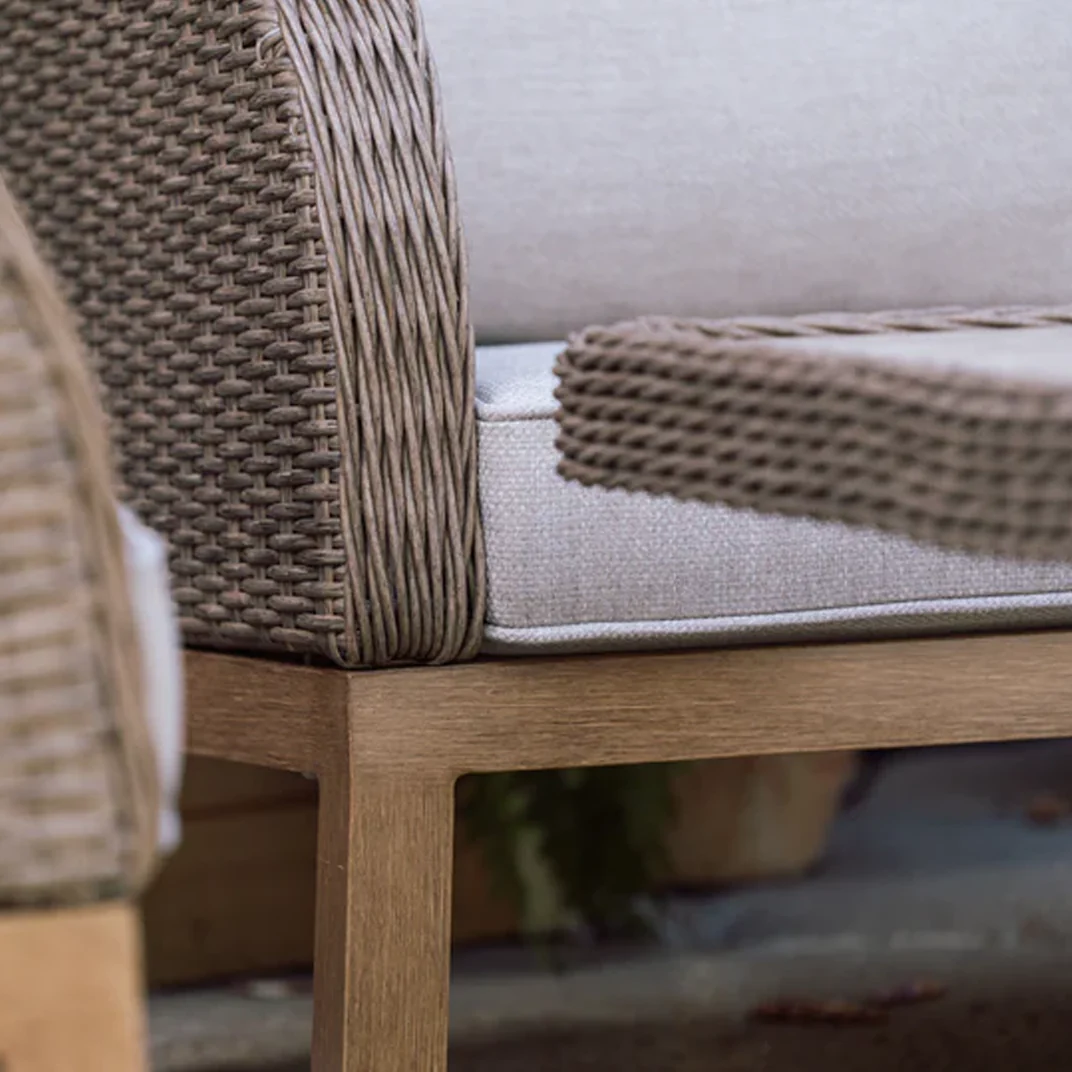 Coniston Outdoor Lounge Set in Natural | Vila - Image 2