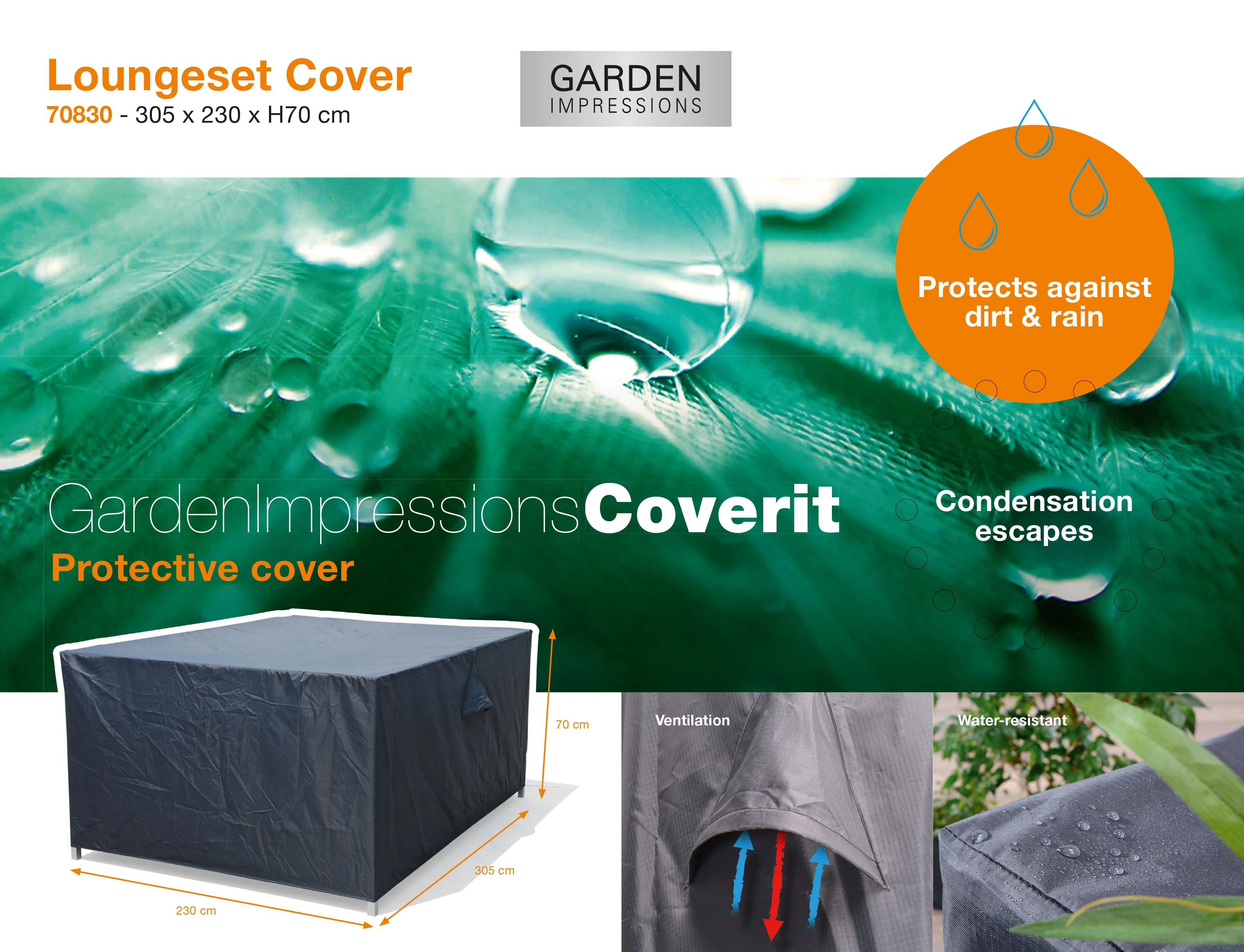 Coverit Lounge Set Cover 310cm x 235cm - Image 2