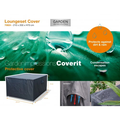Coverit Lounge Set Cover L210cm x W200 x H70cm - Image 2