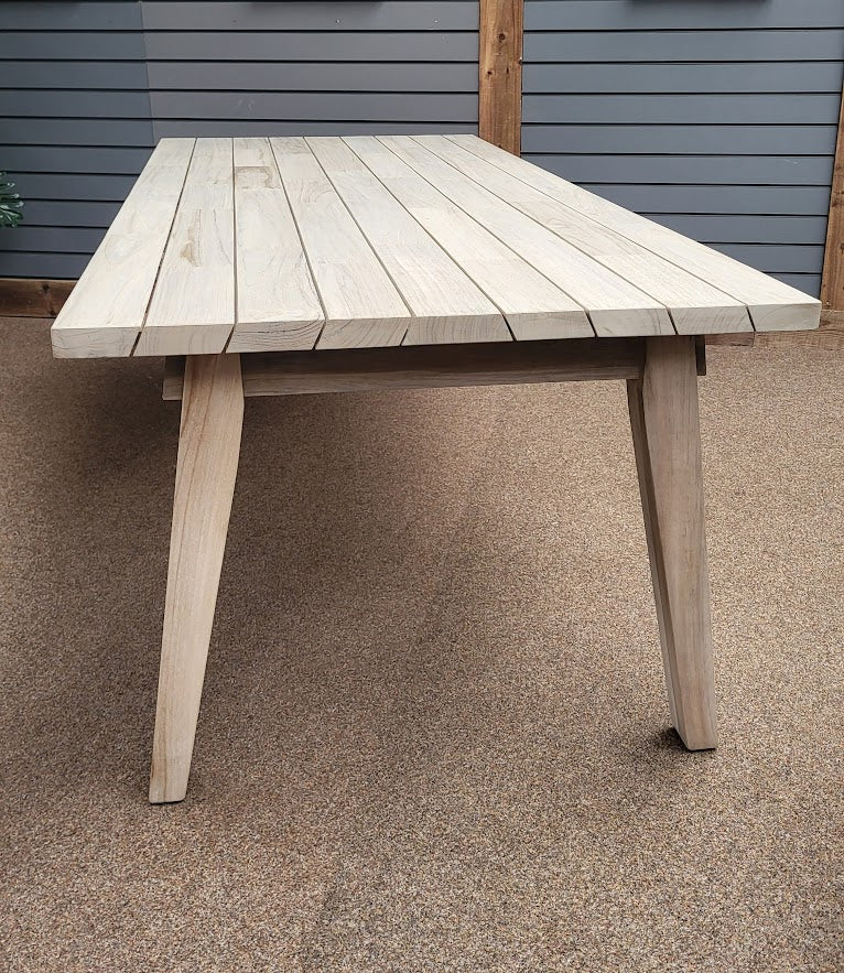 Derby Teak Outdoor Dining Table by 4 Seasons Outdoor - Image 4