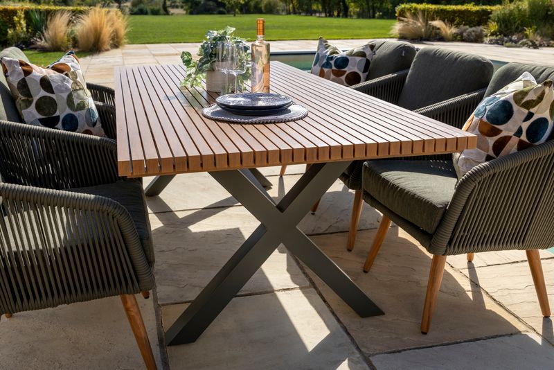 Eden Outdoor 6 Seat Dining Set | Hartman - Image 3