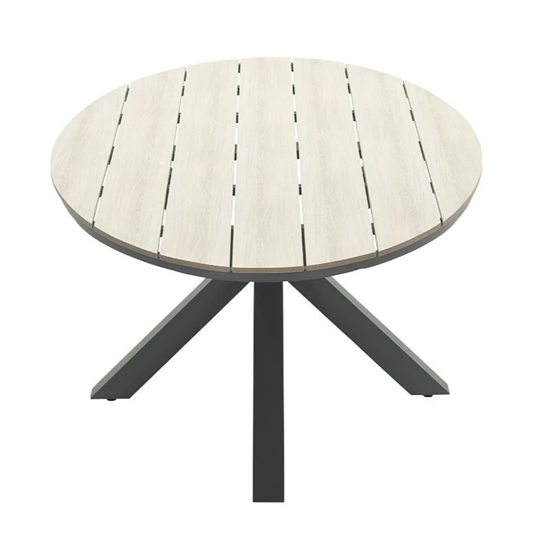 Edison Outdoor Oval Dining Table 220 - In Natural | Garden Impressions - Image 2