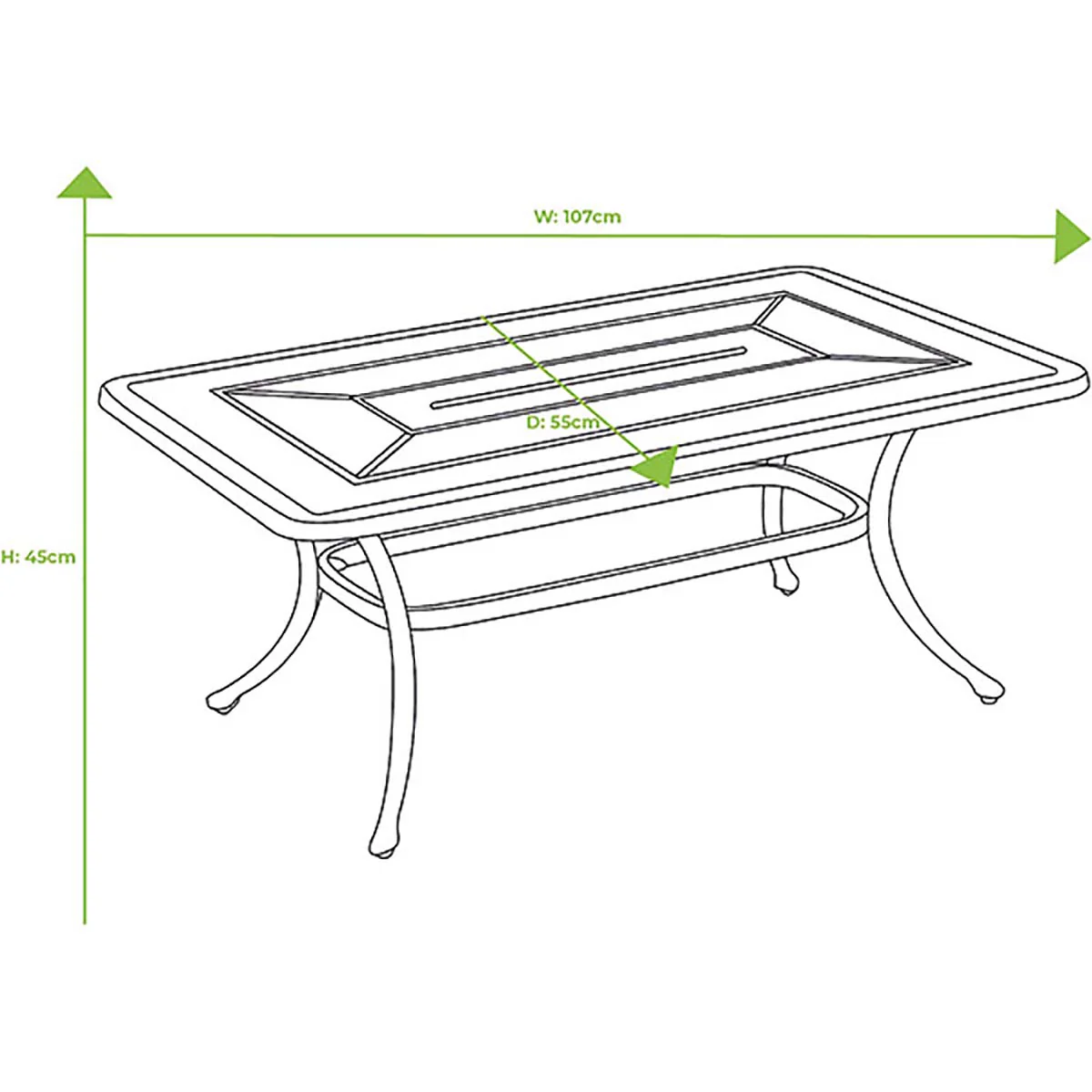 EX-DISPLAY Outdoor Lounge with Coffee Table in Cast Aluminium - Amalfi By Hartman - Image 13