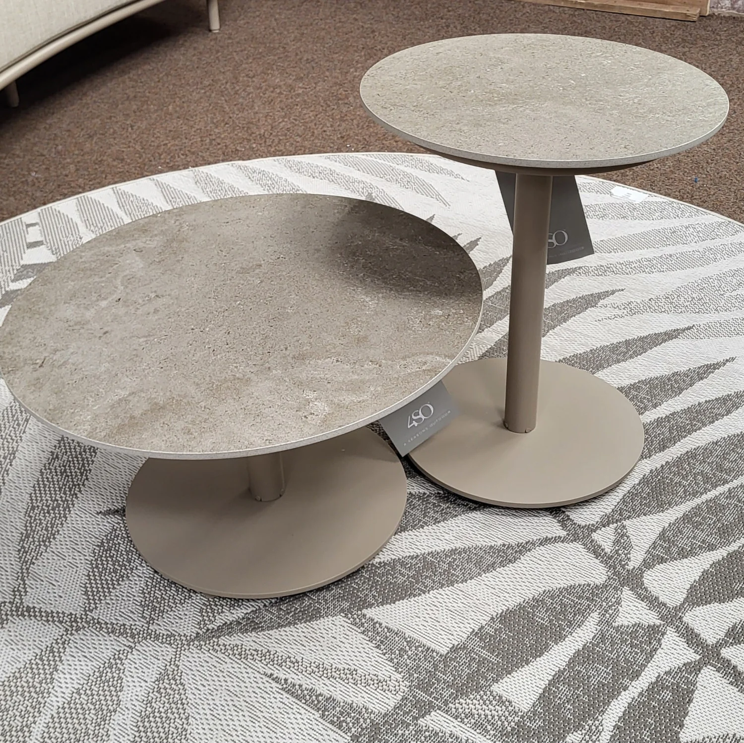 EX-DISPLAY Sardinia Chaise Lounge with Boaz Tables and Lounge Chair | 4 Seasons Outdoor - Image 3