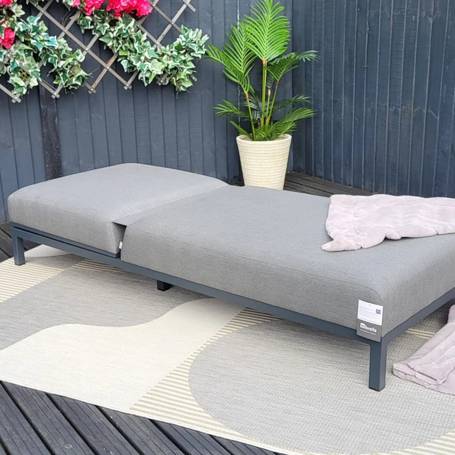 EX-DISPLAY - Sunny Outdoor Fabric Sun Lounger by Nova - Image 4