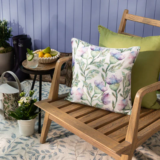 Expressive Thistle Outdoor Scatter Cushion - Image 2