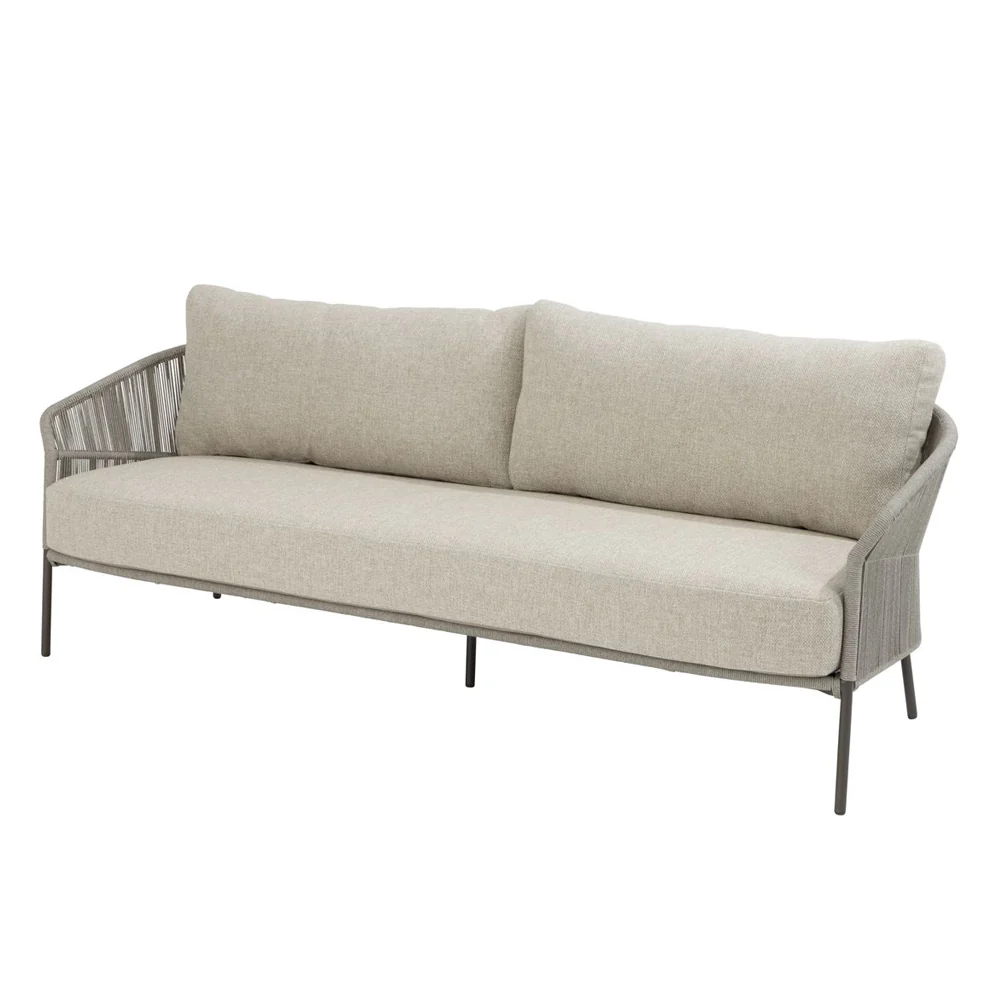 Florence Outdoor lounge set in Terre with ceramic coffee table | 4 Seasons Outdoor - Image 6