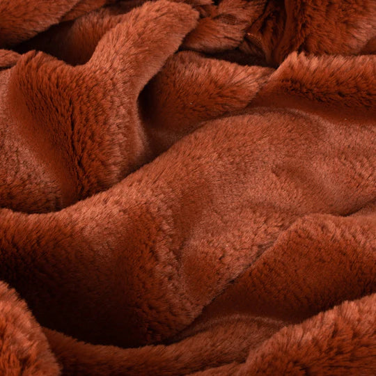 Garden Furniture Accessories - Empress Faux Fur Throw - Rust