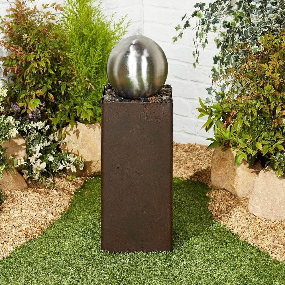 Glazed Falls Water Feature with Pump - No Plumbing
