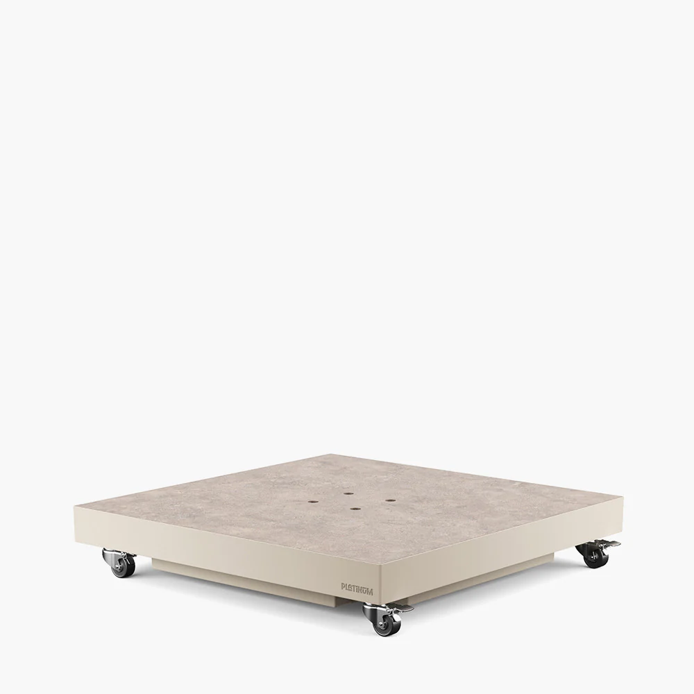Glow Challenger T2 Cantilever Parasol - 3m Square Sandstone / Champagne | Pacific Lifestyle - Image 12
