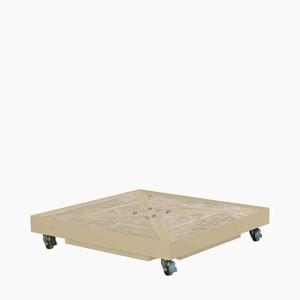 Glow Challenger T2 Cantilever Parasol - 3m Square Sandstone / Champagne | Pacific Lifestyle - Image 13