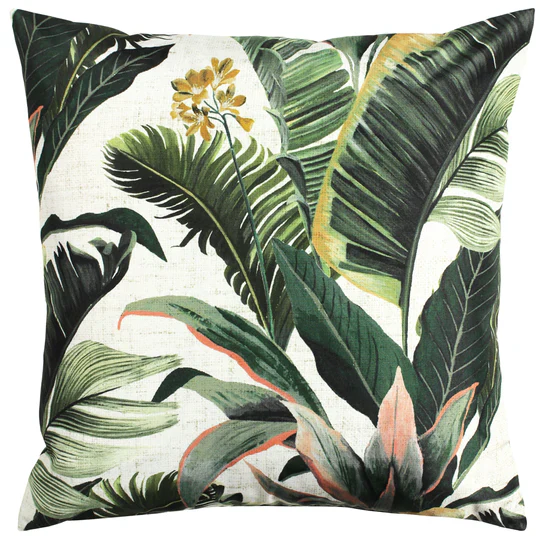 Hawaii Outdoor Scatter Cushion - Bottle Green - Image 5