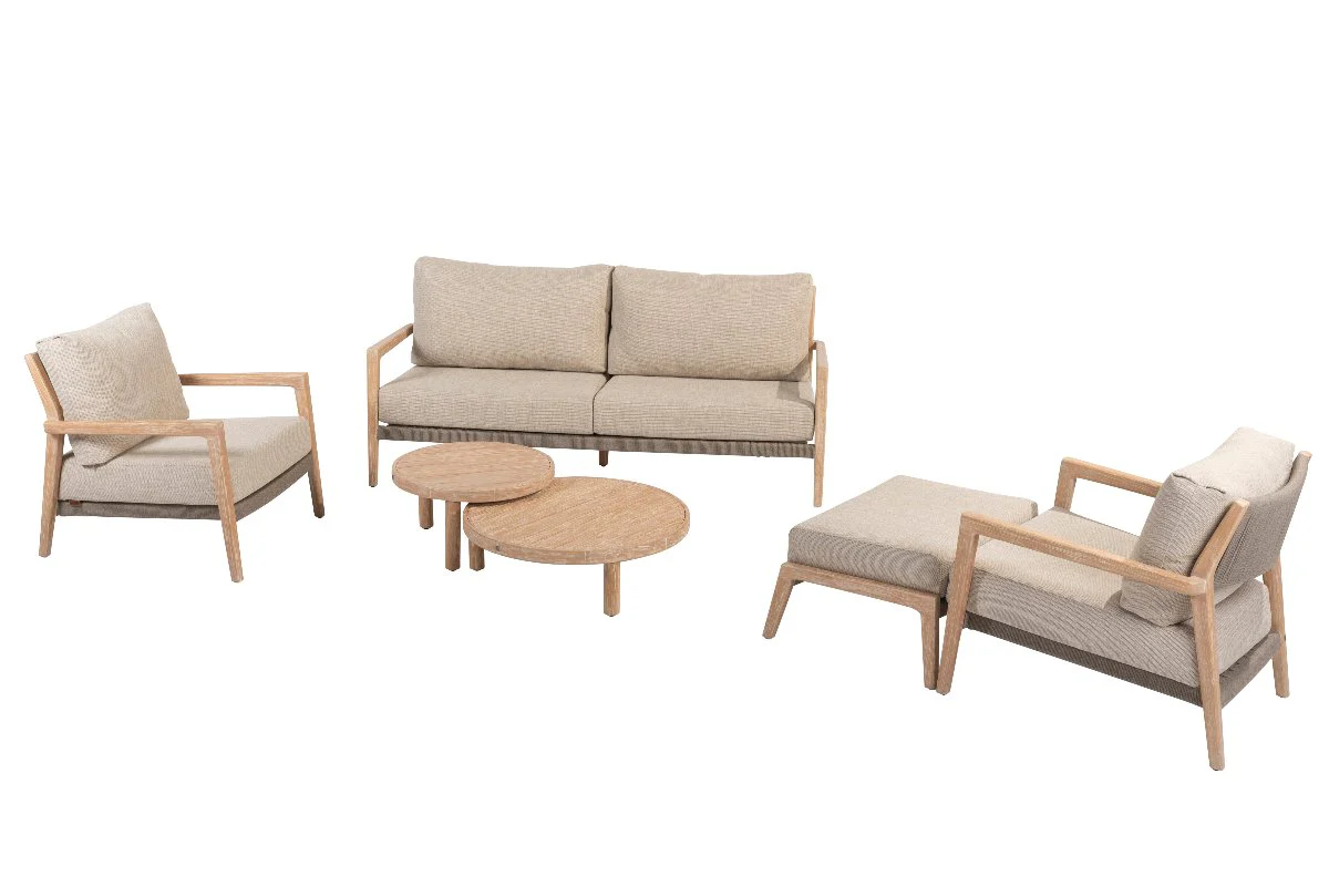 Julia Lounge set with Sem tables & Footstool | 4 Seasons Outdoor - Image 3