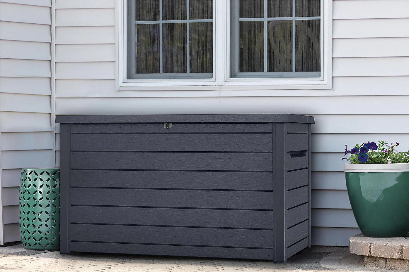 Keter XXL Ontario Deck Box 870L | Norfolk Leisure - Image 2