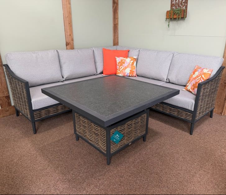Langley Corner - Cushions Aqua Clean Zuma Grey | Daro - Image 3
