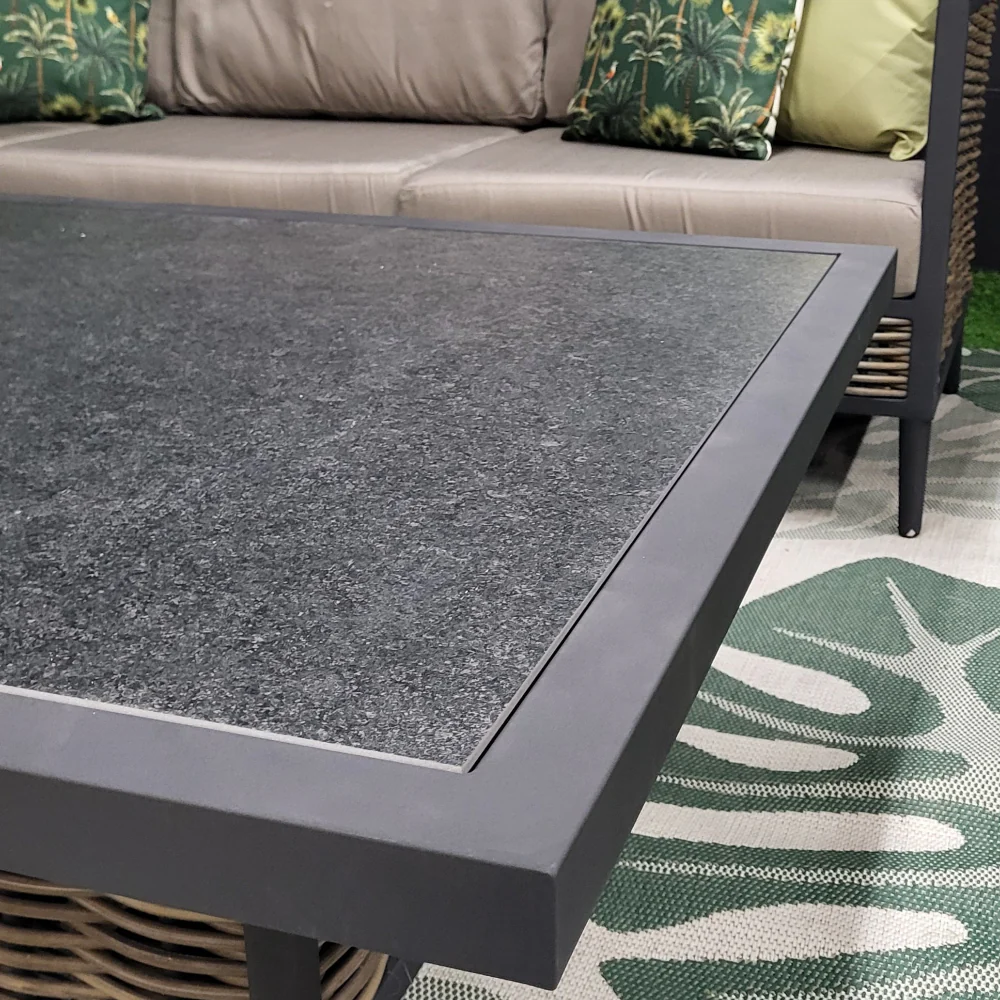 Langley Outdoor Corner Seating Cushions Oakley Taupe | Daro - Image 3