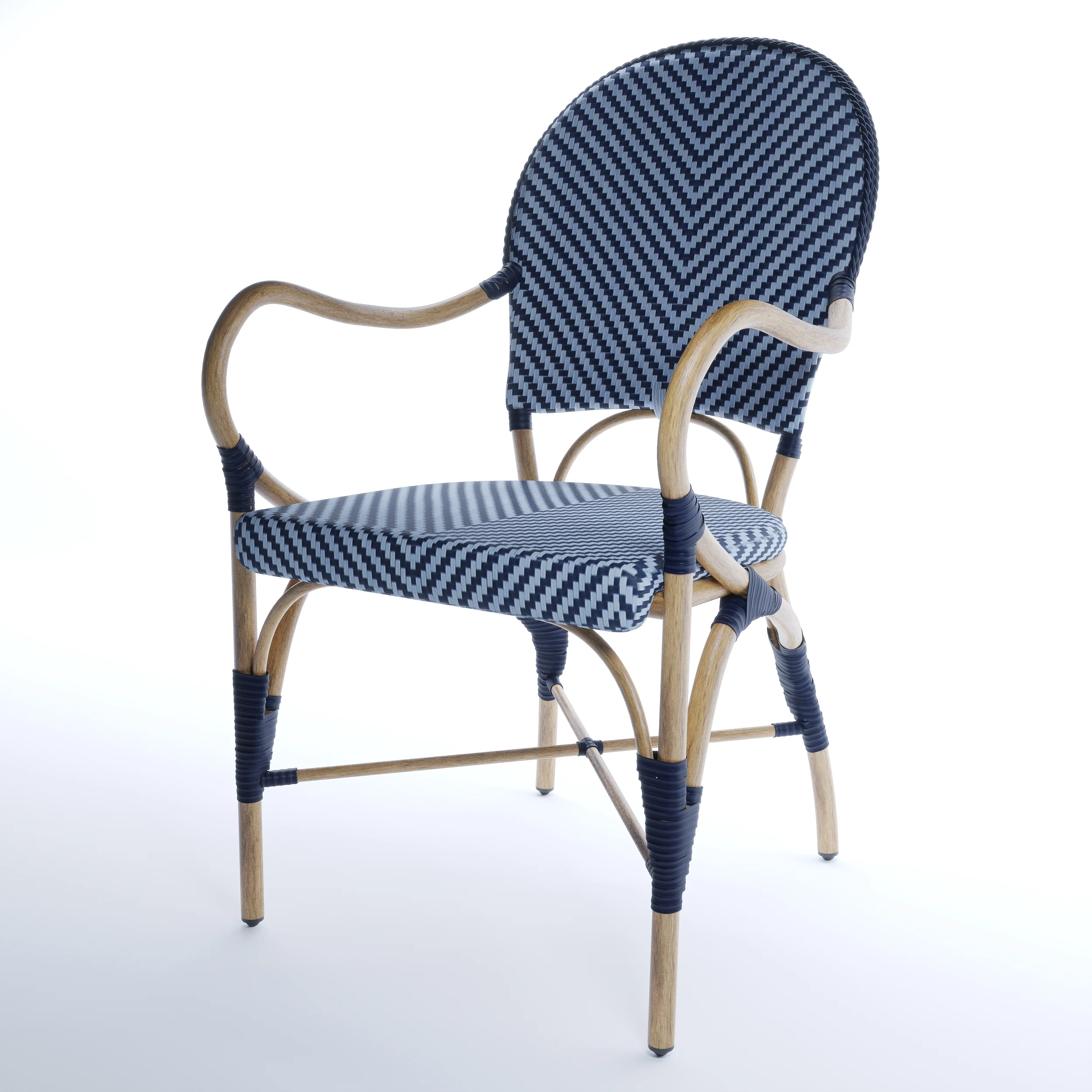 Laura Ashley – Riviera Bistro Set (Navy & Chambray) By Daro - Image 3
