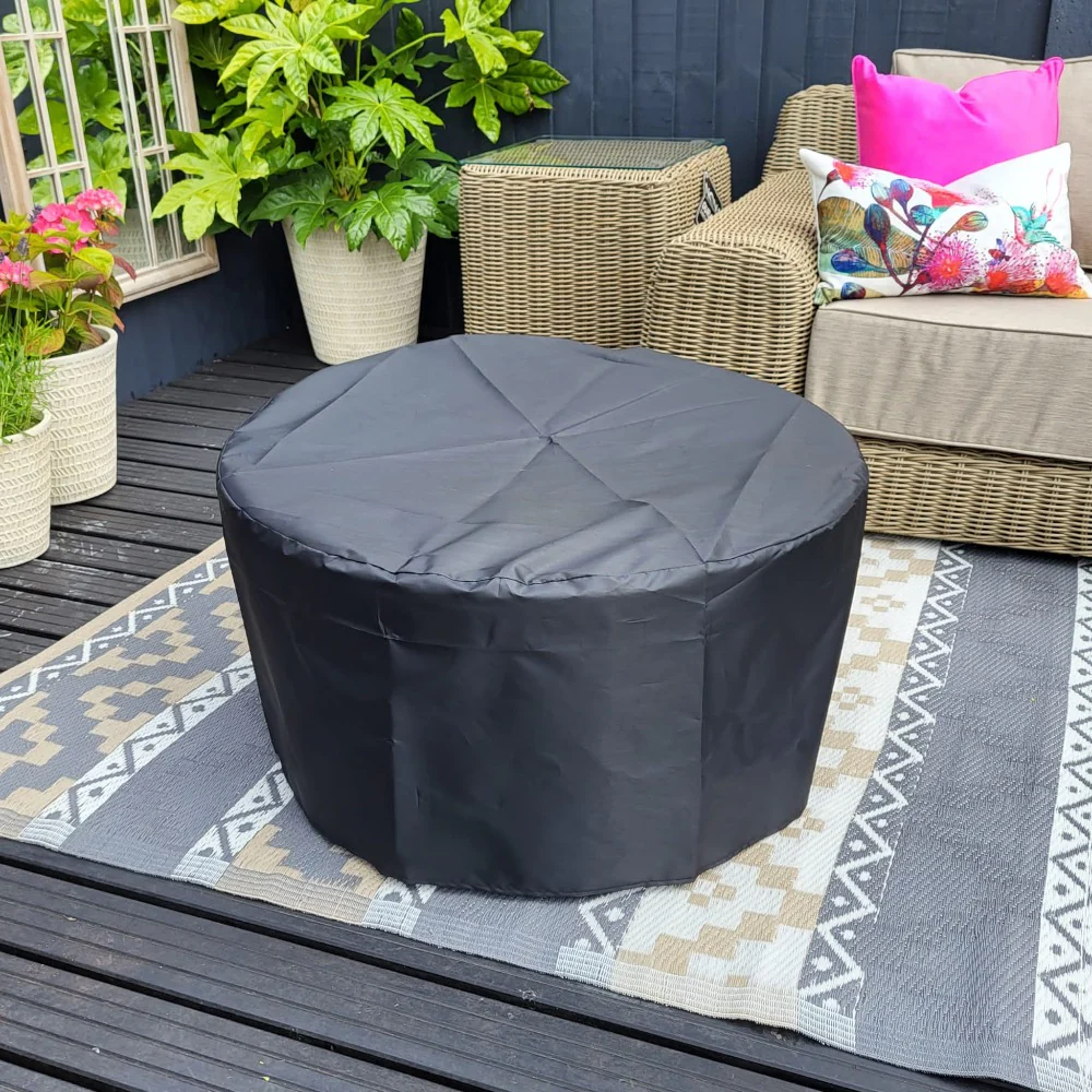 San Antonio Gas Firepit Bowl in Brown - FREE Wind Guard - Image 5