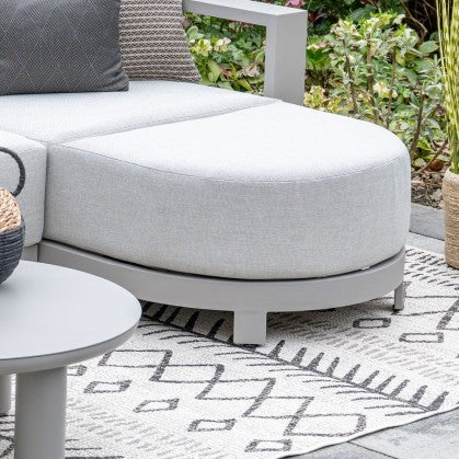 Levanto Outdoor Chaise Foot Stool | Garden Impression