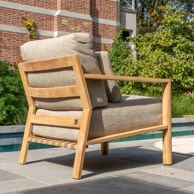Lucas Outdoor Teak Lounge Chair | 4 Seasons Outdoor - Image 5